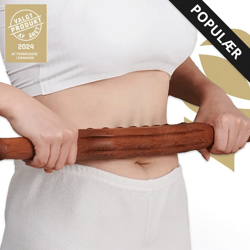 Træ-cellulite-massagerulle