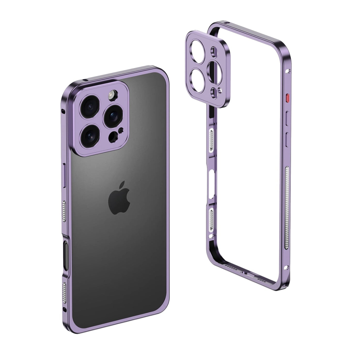 Stødsikker, faldbeskyttende metal-telefoncover