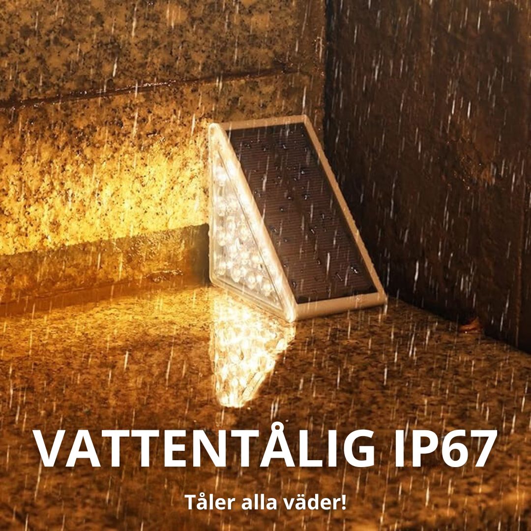 Solar Light Anti-tyveri Trinlampe