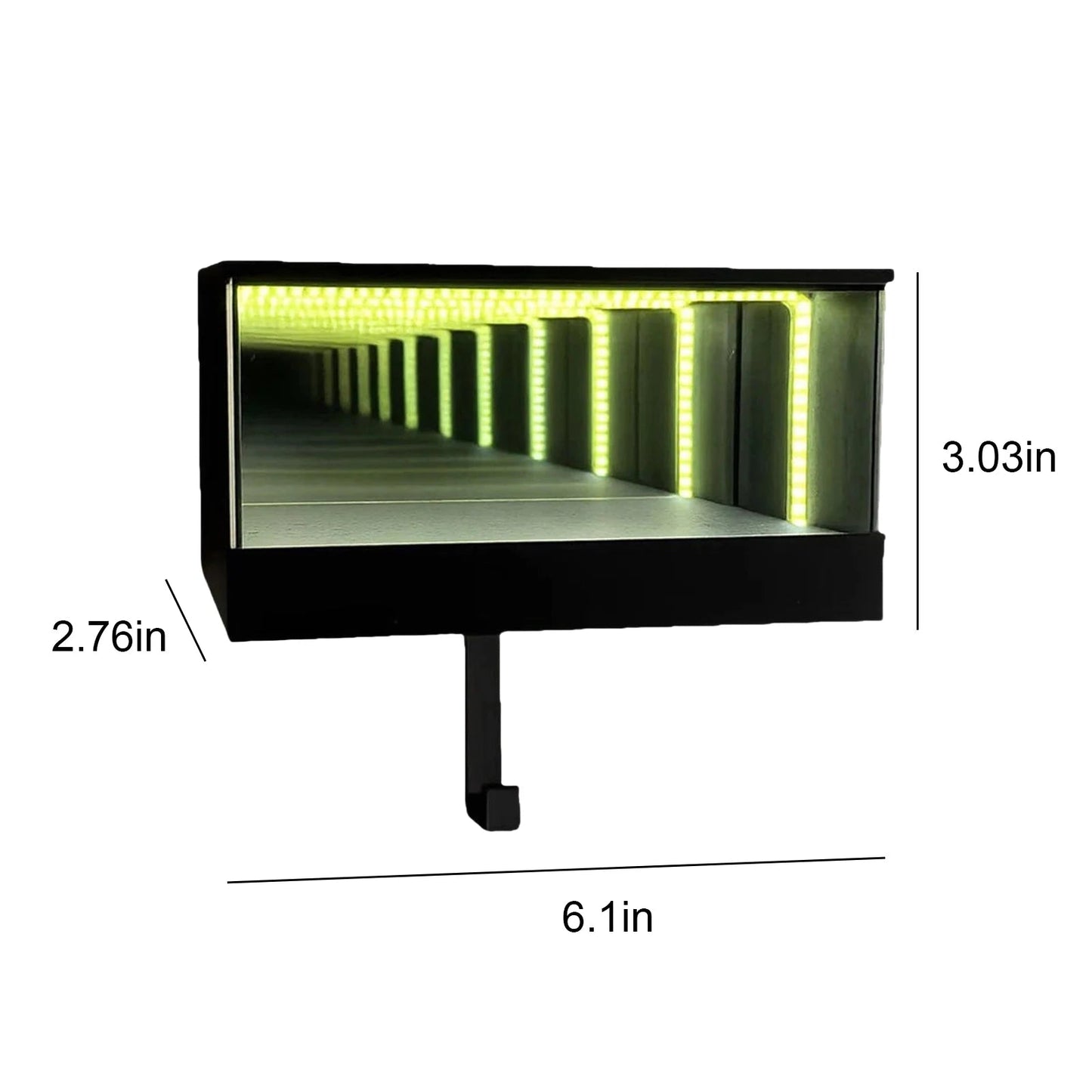 Infinity LED 3D-printet bilnøgleholder