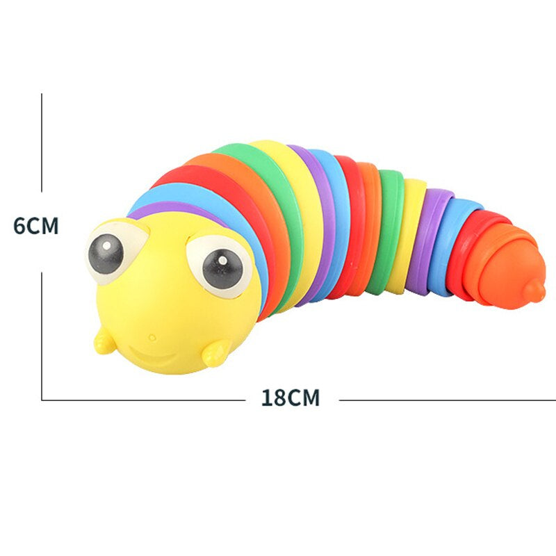 Fidget-legetøj med snegle