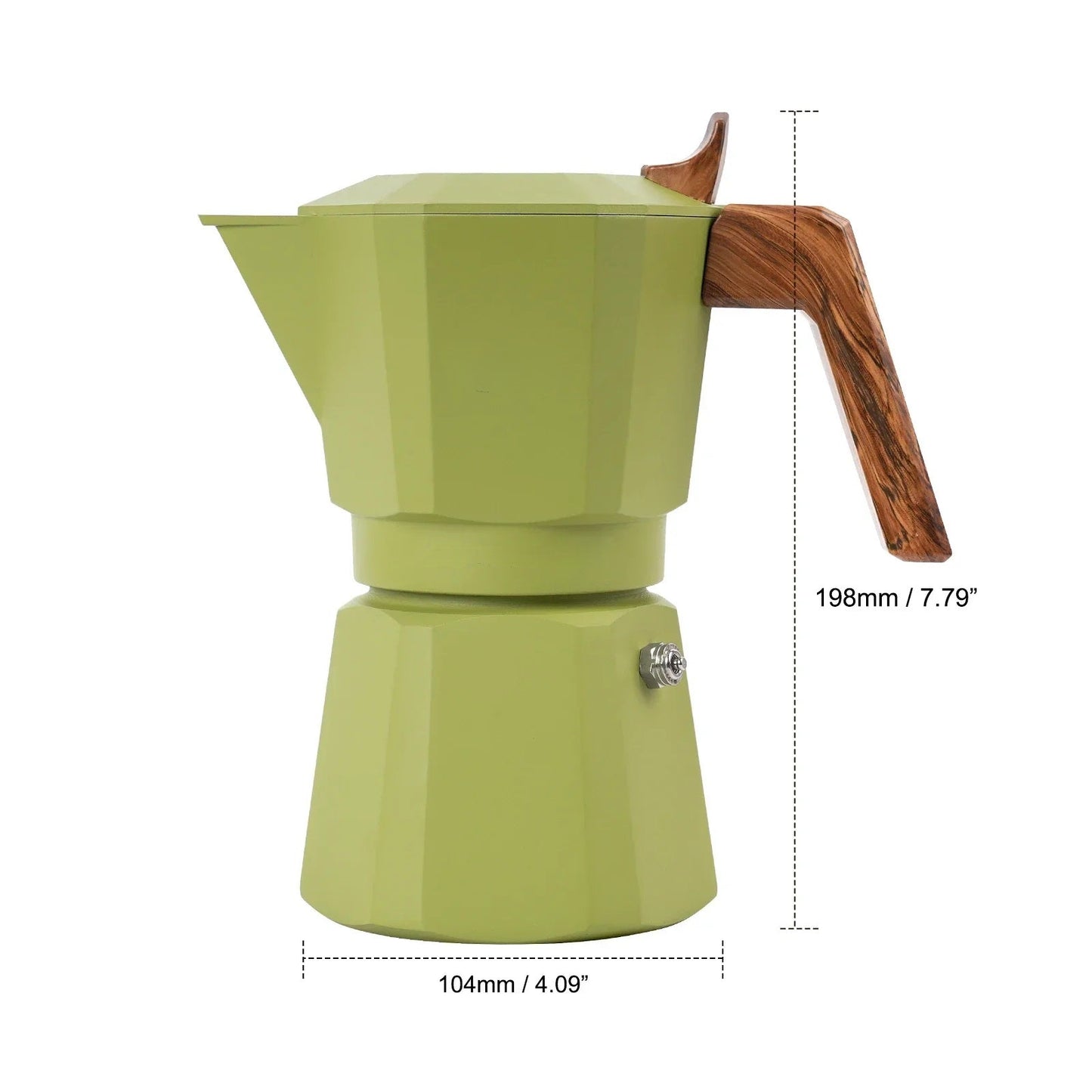 Espressokande i aluminium