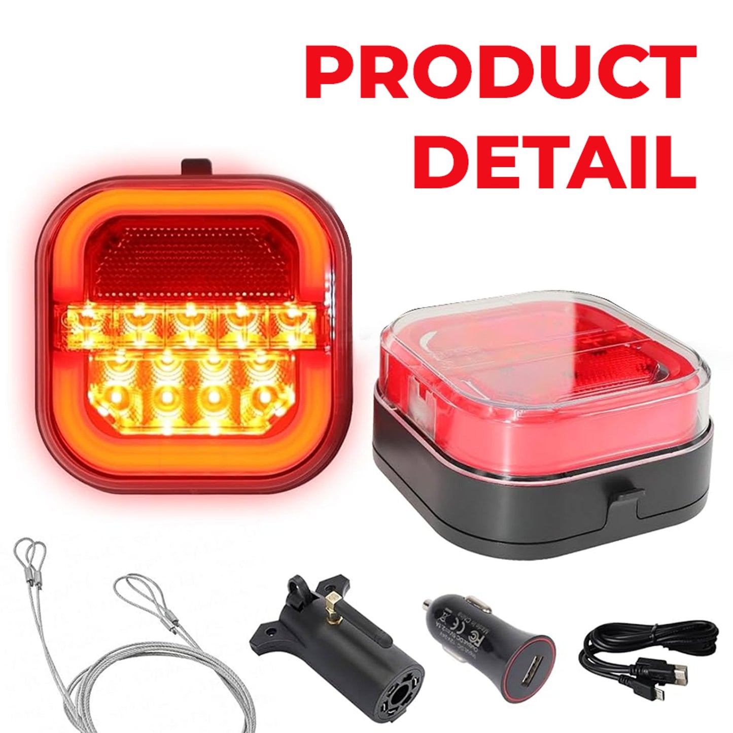 Vandtætte LED-baglygter til trailere