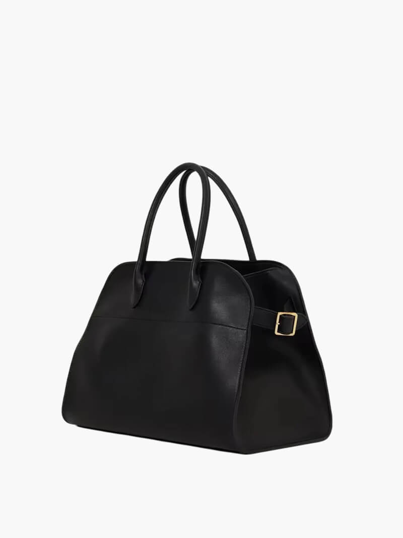 Designer-taske i læder