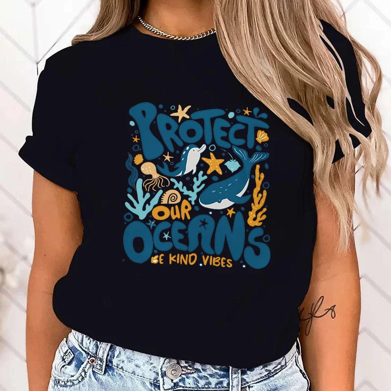 Beskyt vores Oceans T-shirt