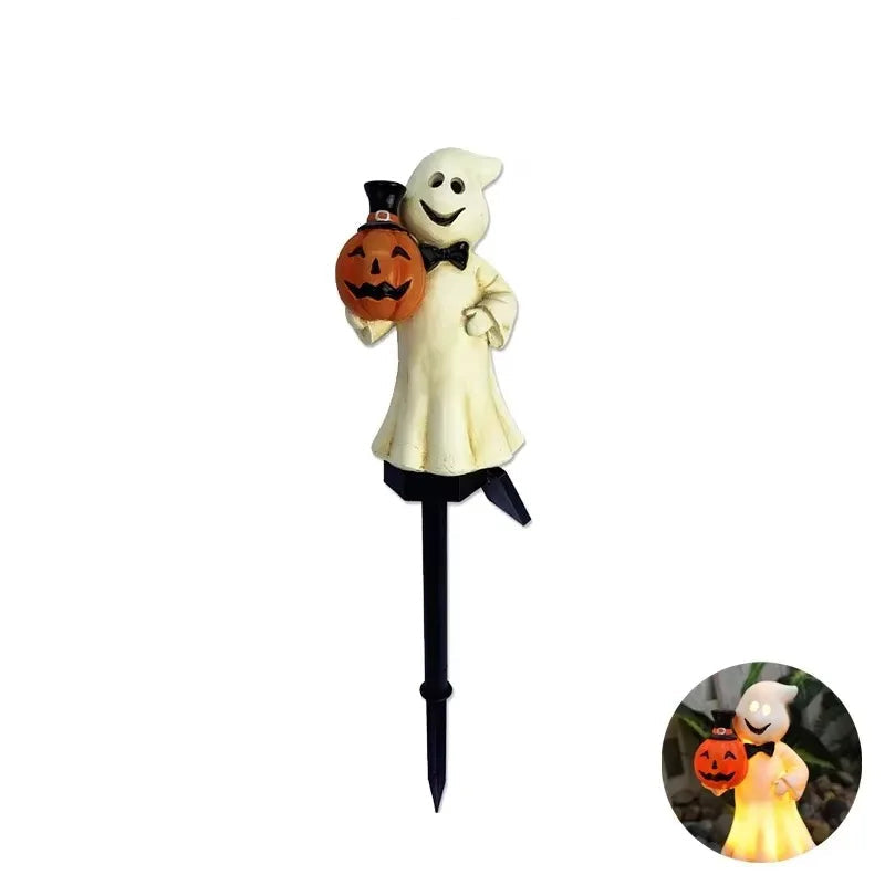 Halloween solcellelys udendørs dekoration