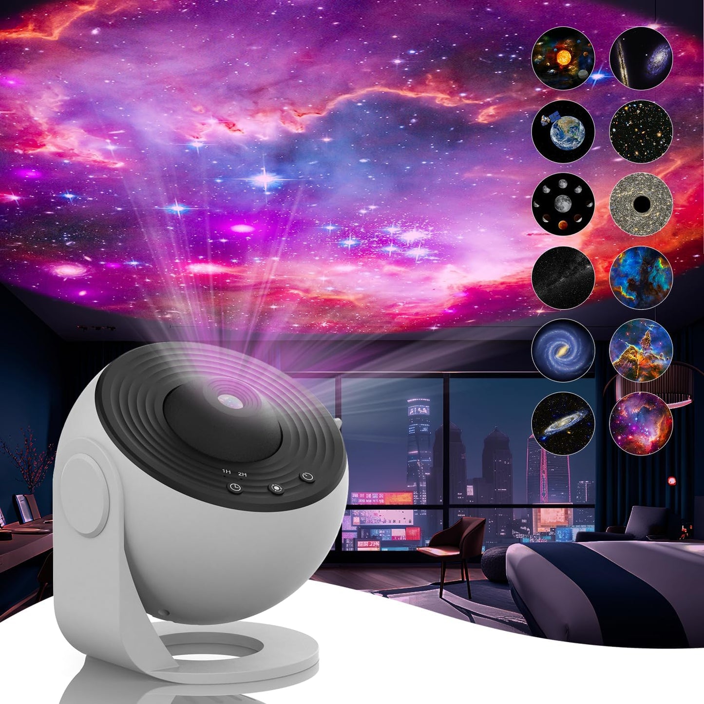 Star Projector Galaxy natlampe