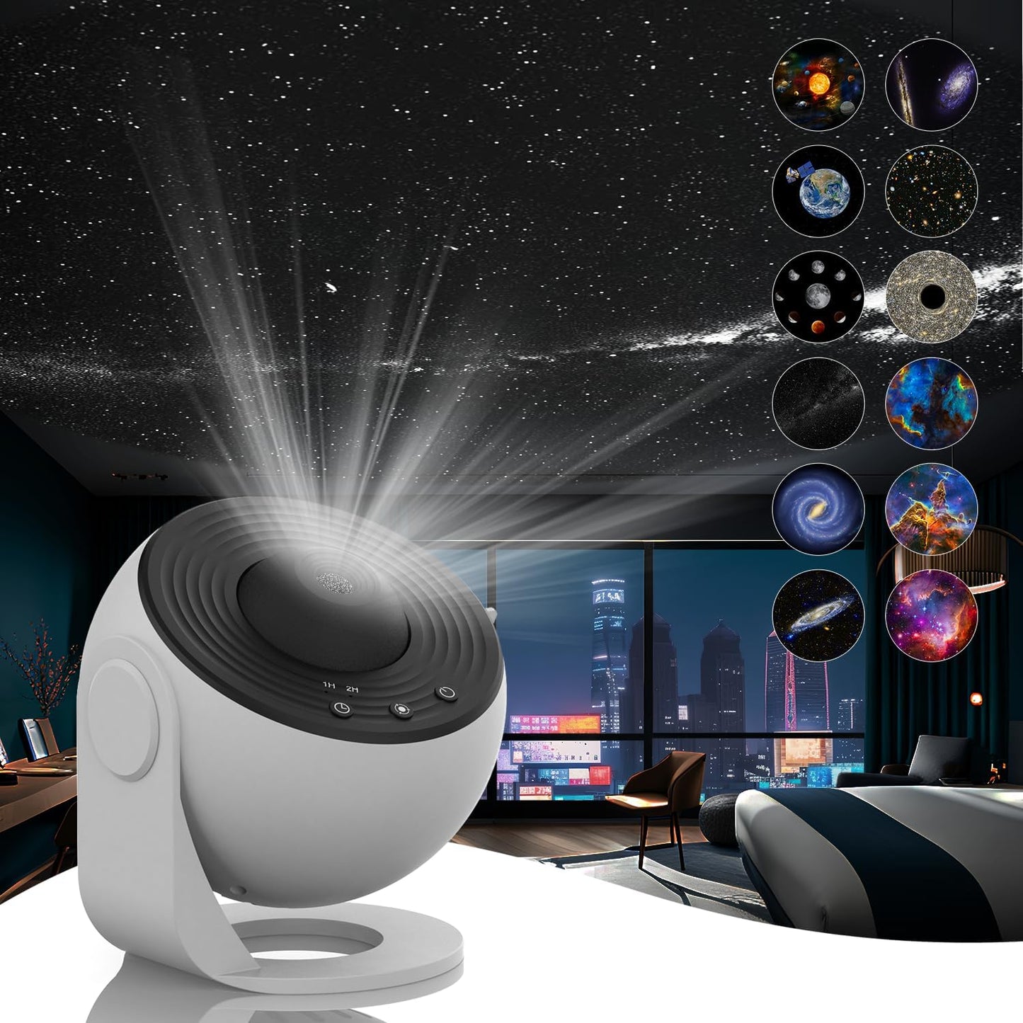 Star Projector Galaxy natlampe