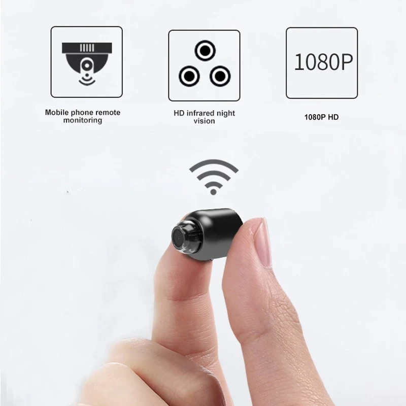 Mini Cam Full HD Trådløst trådløst IP-sikkerhedskamera