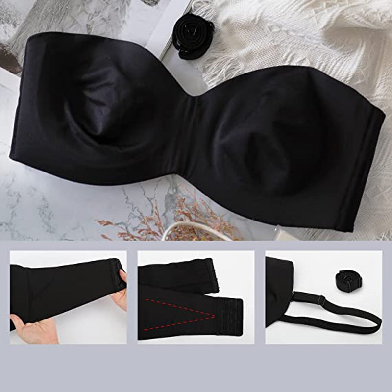 skridsikker konvertibel Bandeau bh