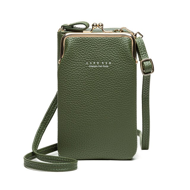 Fashion Bag PU læder Crossbody Mobil Cover Og Taske
