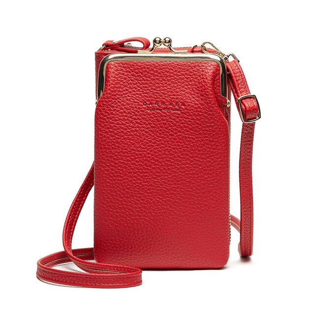 Fashion Bag PU læder Crossbody Mobil Cover Og Taske