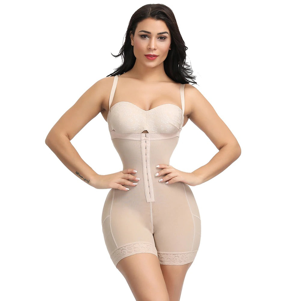 Sømløs mavekontrol bodysuit Plus Size