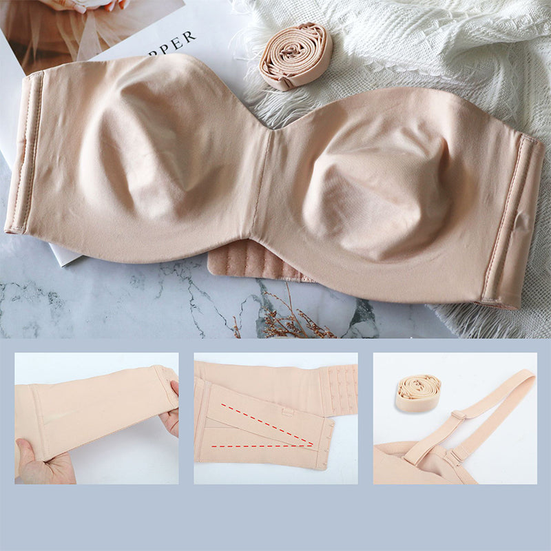 skridsikker konvertibel Bandeau bh