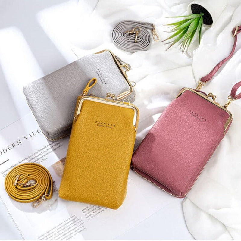 Fashion Bag PU læder Crossbody Mobil Cover Og Taske