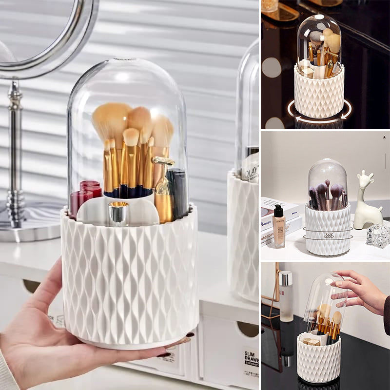 360° drejelig makeup-penselholder
