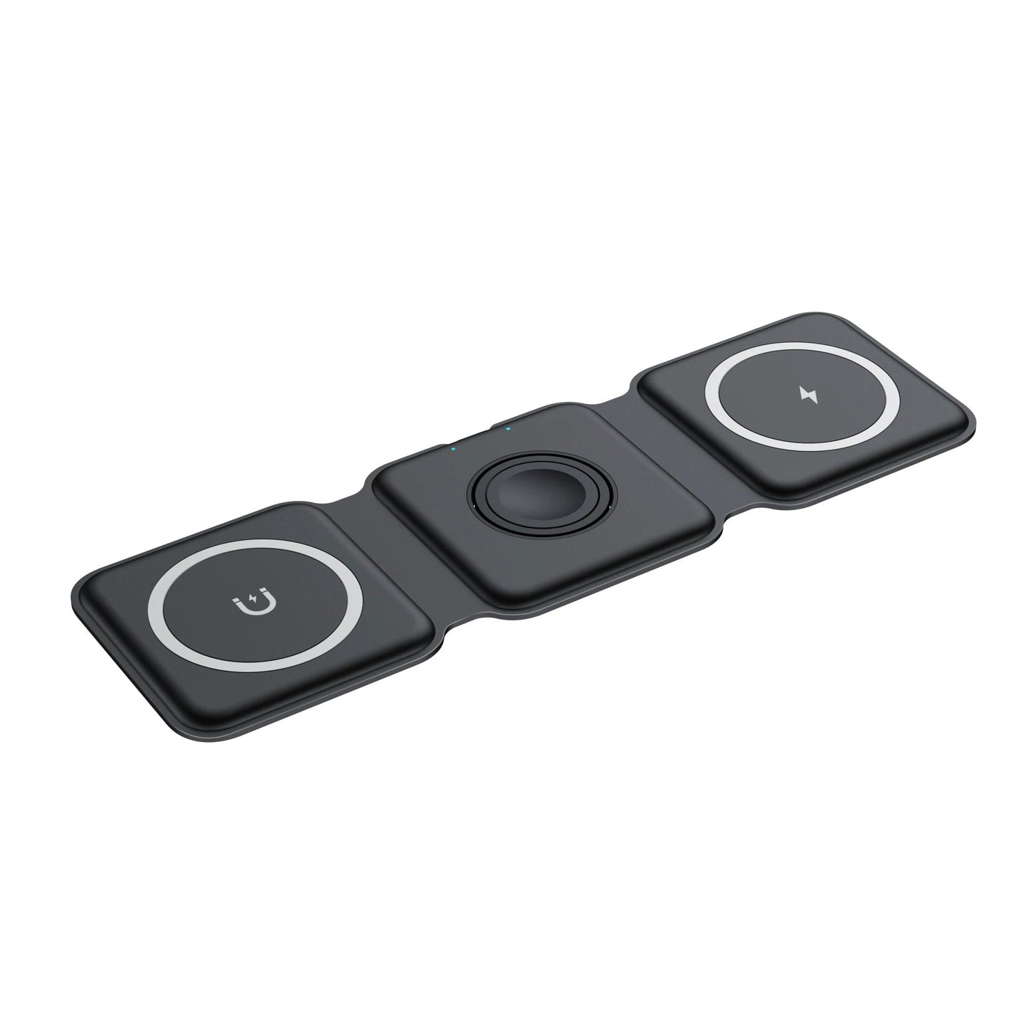 3 i 1 Foldbar trådløs oplader