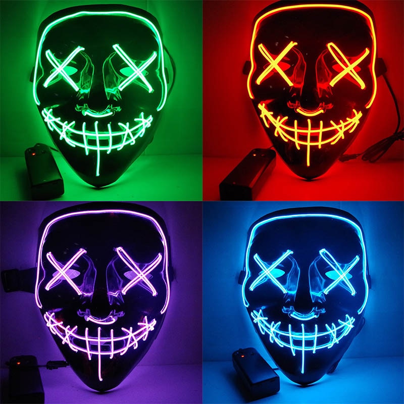 LED Purge Masker - Opgraderet LED Purge Mask (EN STØRRELSE PASSER TIL ALLE)