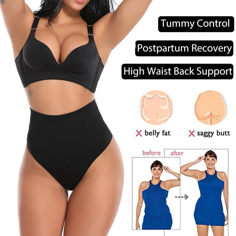 Slankende taljetræner - Butt Lifter Usynlige sømløse trusser Tummy Control Shaper Plus Size til kvinder