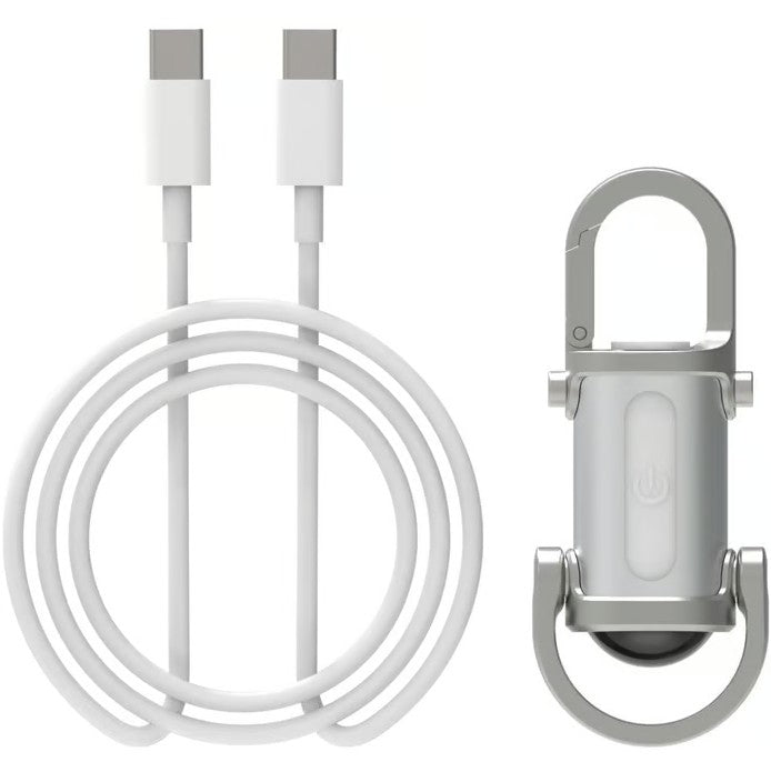 Lille USB C genopladelig nøgleringslampe