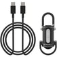 Lille USB C genopladelig nøgleringslampe