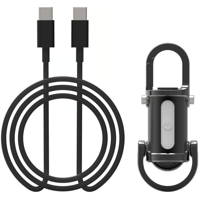 Lille USB C genopladelig nøgleringslampe