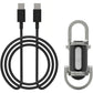 Lille USB C genopladelig nøgleringslampe