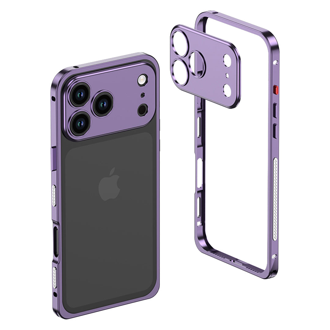 Stødsikker, faldbeskyttende metal-telefoncover