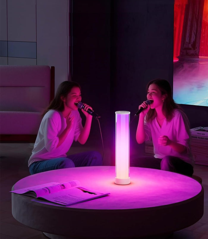 Genopladelig smart RGB-bordlampe med LED
