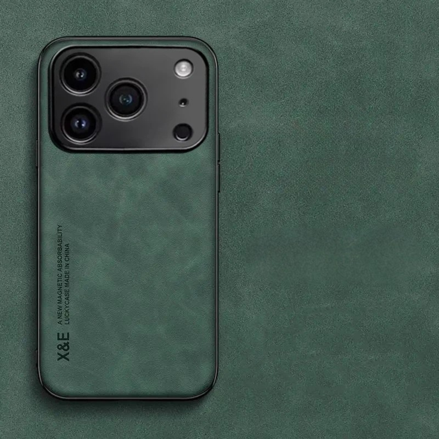 Luksuriøs magnetisk læderetui til telefon