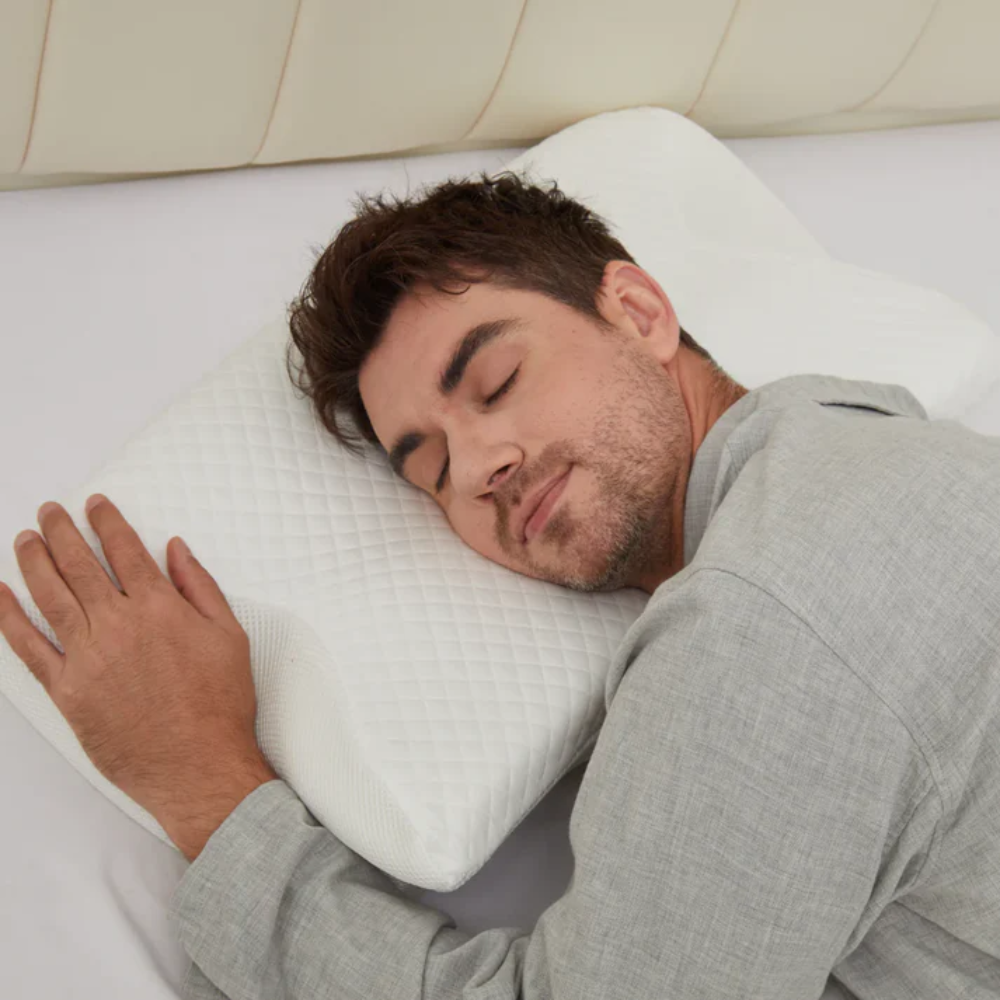 Ergonomisk pude mod snorken