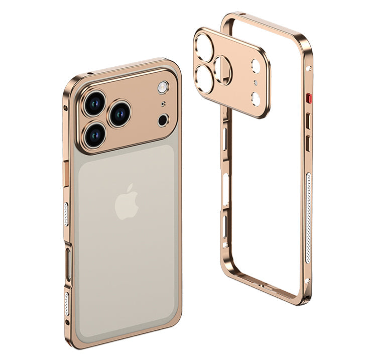 Stødsikker, faldbeskyttende metal-telefoncover