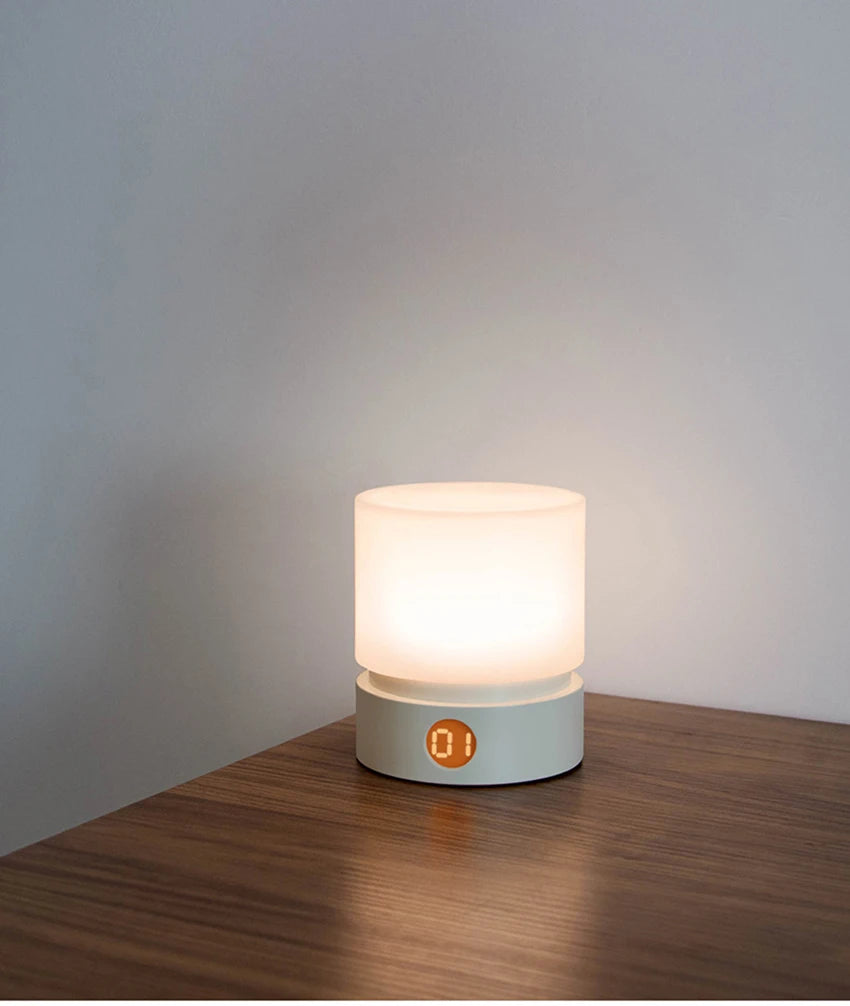 Moderne dæmpbar LED-bordlampe med berøringsføler
