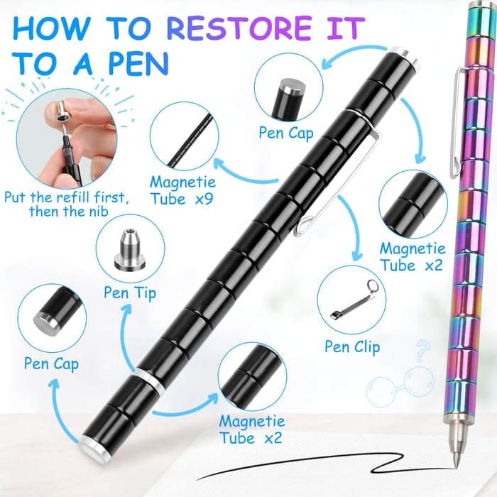 Magnetisk fidget-pen