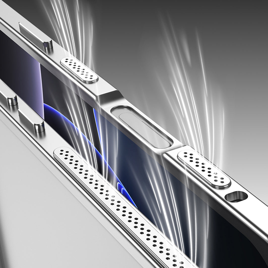 Stødsikker, faldbeskyttende metal-telefoncover