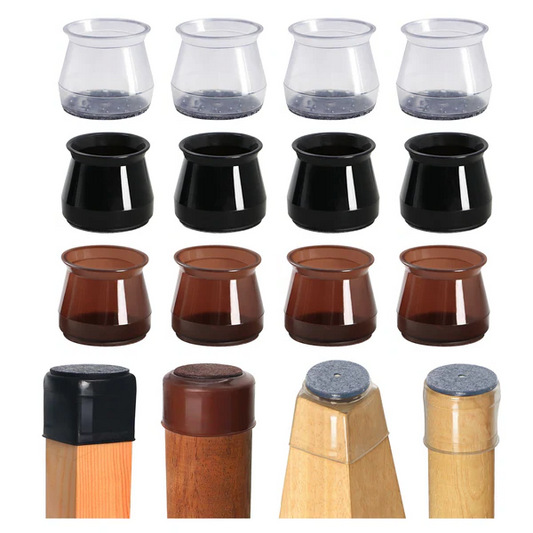 Stolbensgulvbeskyttere (8 stk.)