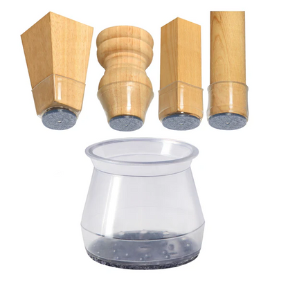 Stolbensgulvbeskyttere (8 stk.)