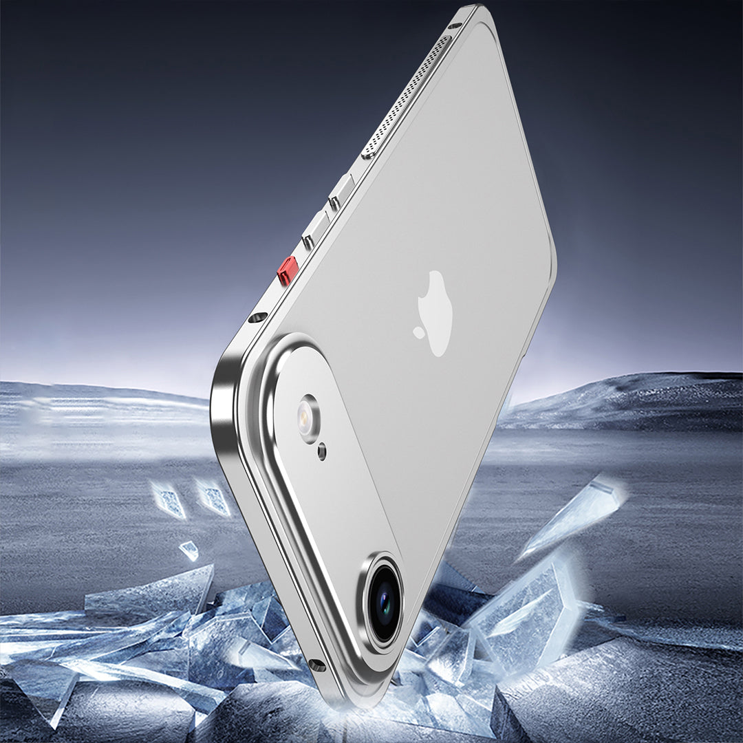 Stødsikker, faldbeskyttende metal-telefoncover