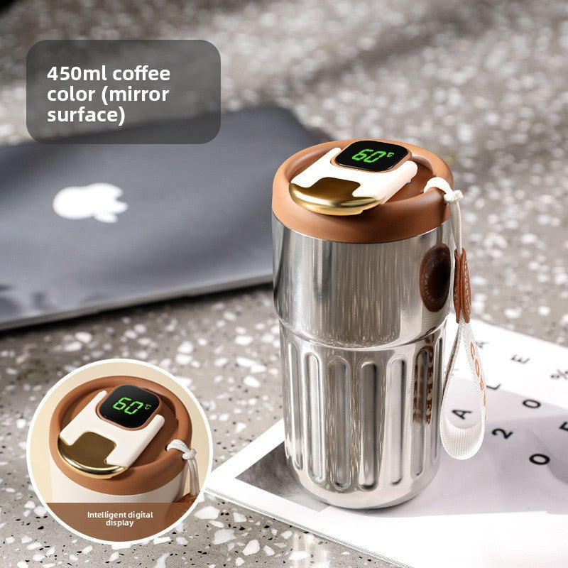 Kaffetermokande med temperaturvisning -  450ml