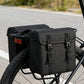 Dobbelt cykeltaske til bagagebærer i 600D PVC