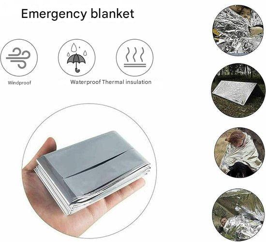 15-i-1 nød- og overlevelsessæt med værktøj, lys og powerbank