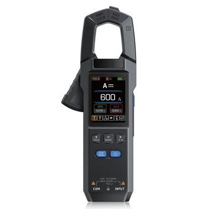 Præcisions-tangmultimeter med farvedisplay