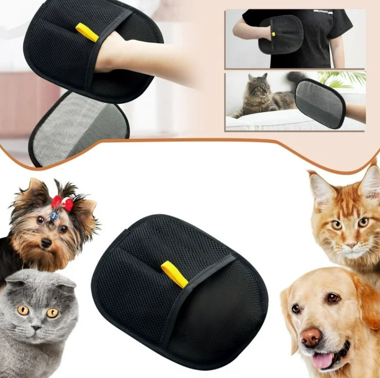 Handsker til fjernelse af dyrehår