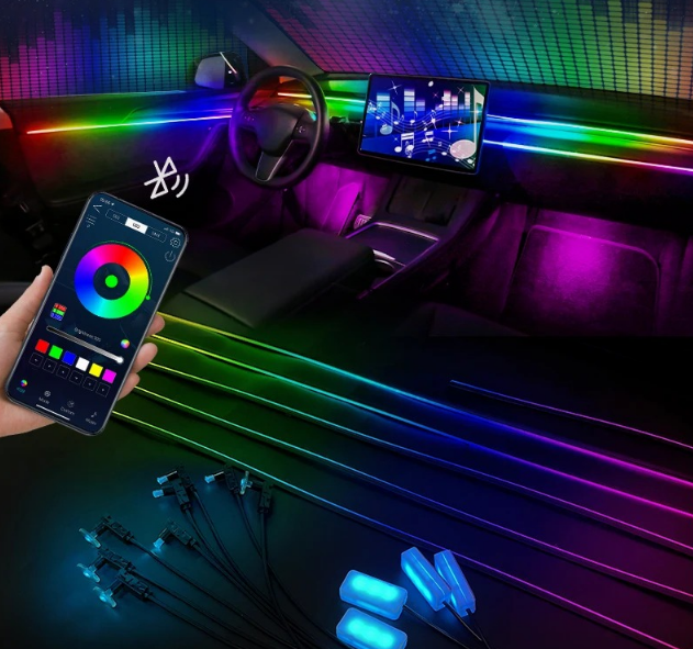 LED-strip til bilens kabine