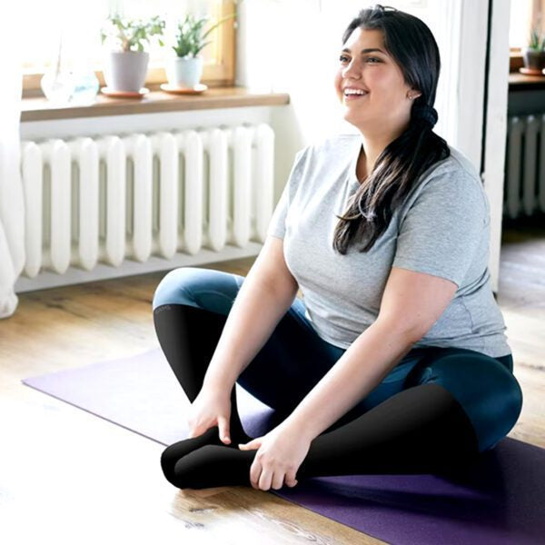 Plus Size Kompressions Lægsokker