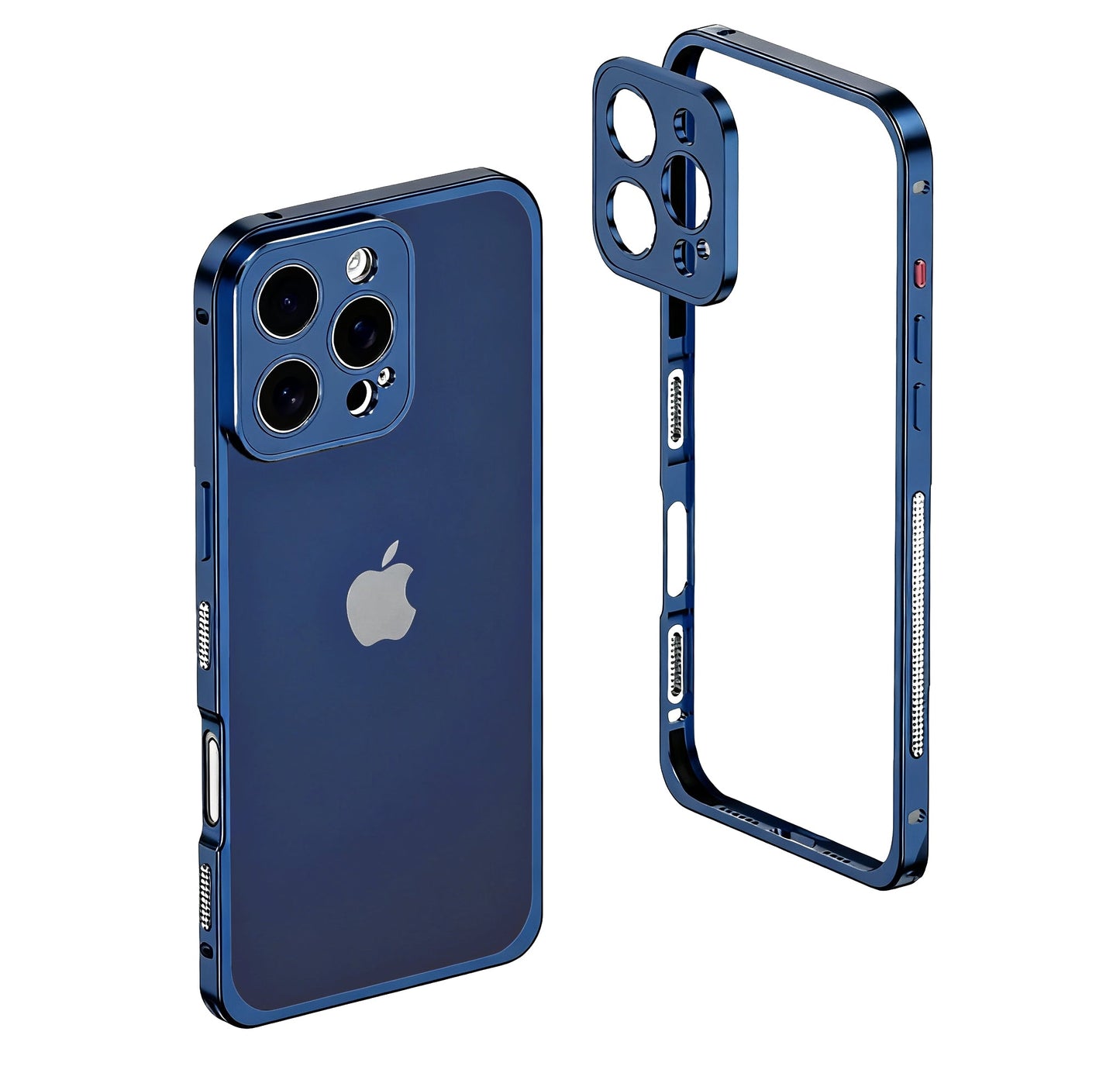 Stødsikker, faldbeskyttende metal-telefoncover