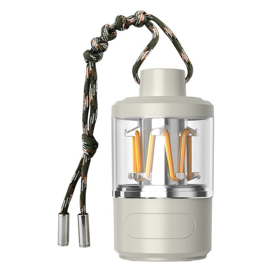 Genopladelig campingbordlampe