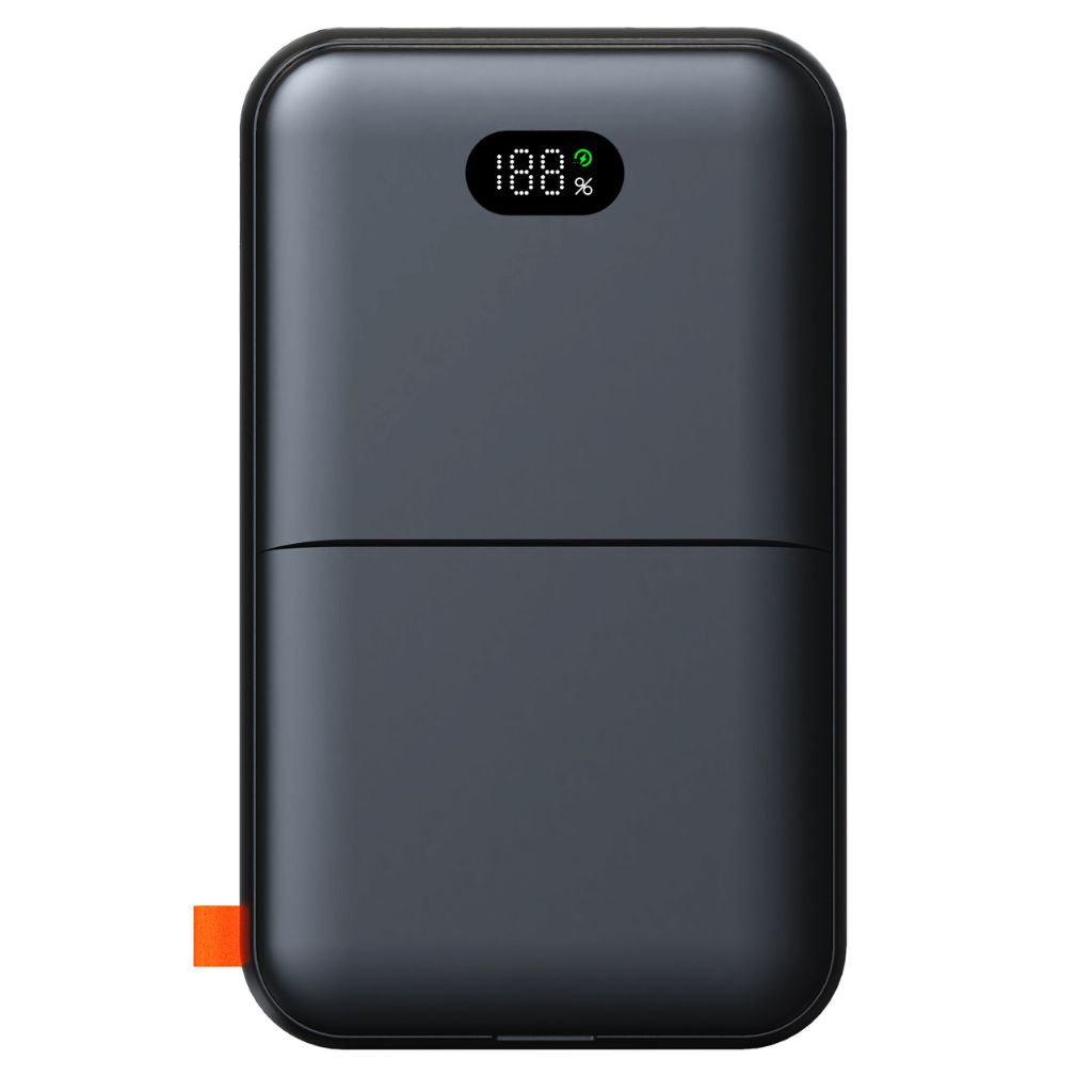 10.000 mAh powerbank med trådløs opladning og USB-C