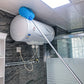 Loftsventilatorstøvsuger med udtrækkelig stang