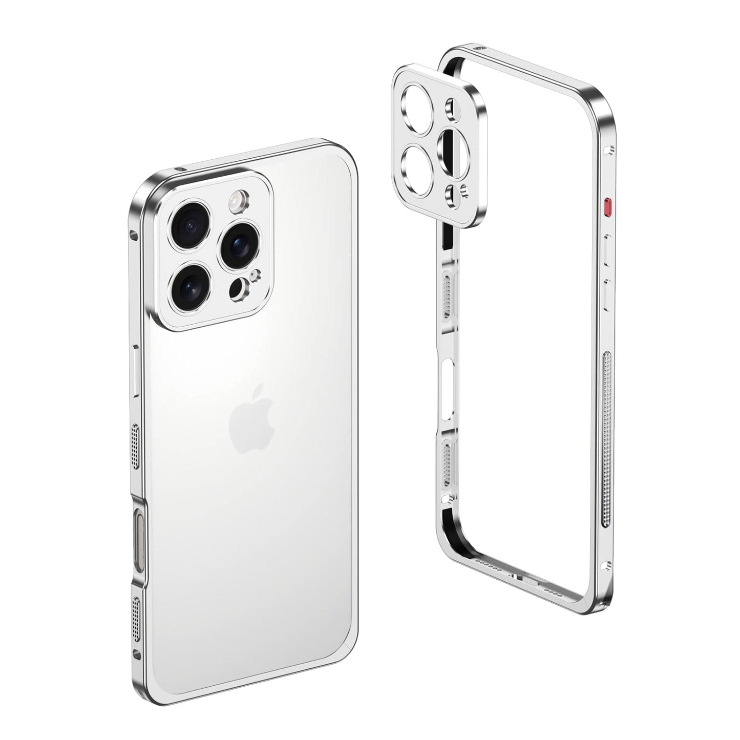 Stødsikker, faldbeskyttende metal-telefoncover